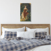 De weg van de ware liefde verliep nooit soepel canvas afdruk (Insitu (Slaapkamer))