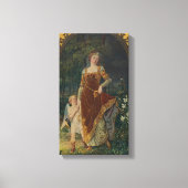 De weg van de ware liefde verliep nooit soepel canvas afdruk (Voorkant)