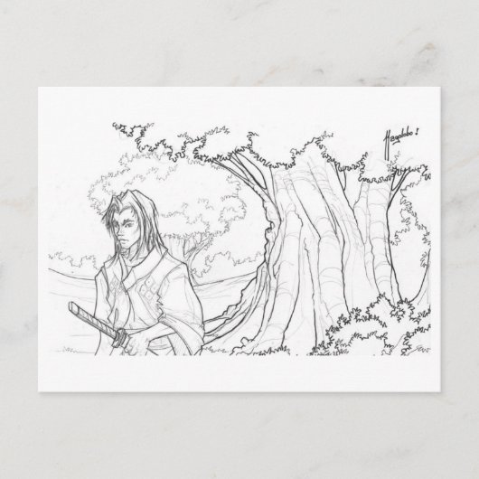 De weg van de Warrior Briefkaart (Voorkant)