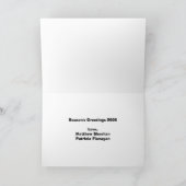 De Weg van de Winter van Frip Feestdagen Kaart (Binnen)