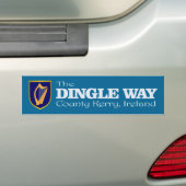De weg van Dingle Bumpersticker (Op auto)