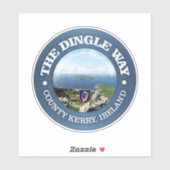 De weg van Dingle Sticker (Vel)