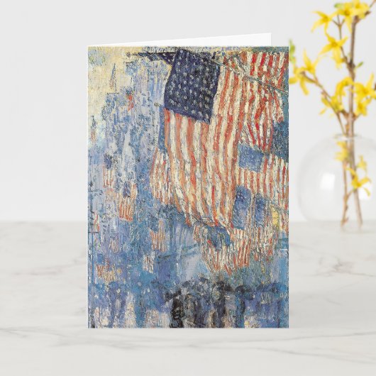 De Weg van Hassam in de Regen Kaart (Gele Bloem)