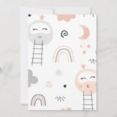 De Weg van het baby shower aan de Maan Kaart (Achterkant)