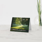 De weg van het licht Condoleance Kaart (Voorkant)