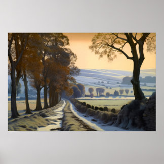 De weg van het oude land poster