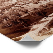 De weg van Jeruzalem naar Bethlehem Poster (Hoek)