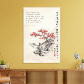 De Weg van Karate - Wijsheid van Gichin Funakoshi Canvas Afdruk (Insitu (Woonkamer))