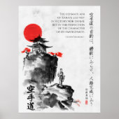De Weg van Karate - Wijsheid van Gichin Funakoshi Poster (Voorkant)