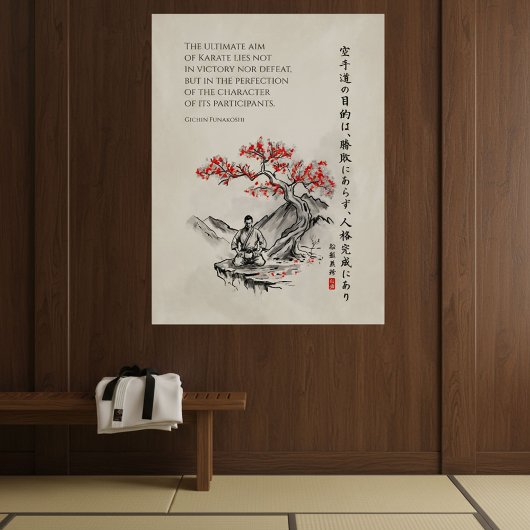 De Weg van Karate - Wijsheid van Gichin Funakoshi Poster