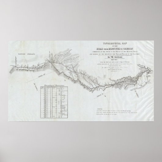De weg van Missouri naar Oregon 4 Poster (Voorkant)
