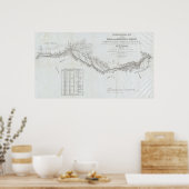 De weg van Missouri naar Oregon 4 Poster (Keuken)