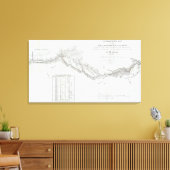 De weg van Missouri naar Oregon Canvas Afdruk (Insitu (Woonkamer))