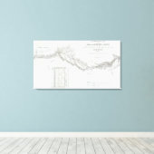 De weg van Missouri naar Oregon Canvas Afdruk (Insitu (Houten vloer))