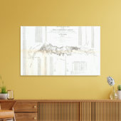 De weg van Missouri naar Oregon Canvas Afdruk (Insitu (Woonkamer))