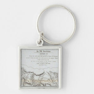 De weg van Missouri naar Oregon Sleutelhanger