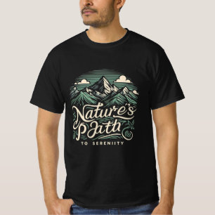 De weg van natuur naar sereniteit - Schilderachtig T-shirt