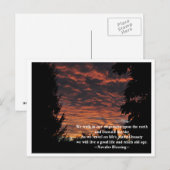 De weg van schoonheid briefkaart (Voorkant / Achterkant)