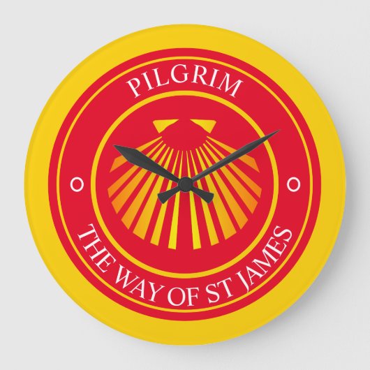 De weg van St. Jacobus pelgrims Grote klok (Voorkant)