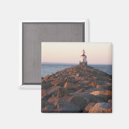 De weg verlichten magneet (Voorkant / Achterkant)