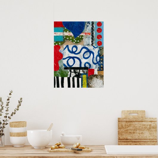 De weg vooruit Poster Wall Art (Keuken)