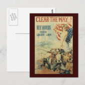 De weg vrijmaken voor de Tweede Wereldoorlog Briefkaart (Voorkant / Achterkant)
