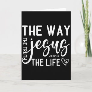 De Weg, Waarheid & Leven - Johannes 14:6 Bijbelver Kaart