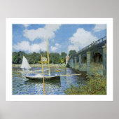 De wegbrug in Argenteuil Poster (Voorkant)