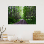 De wegdruk met de handleiding poster (Keuken)