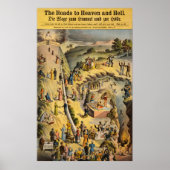De wegen naar de hemel en de hel poster (Voorkant)