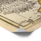 De wegen van Engeland en Wales Poster (Hoek)