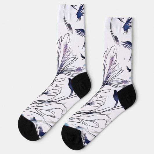 De weggevlogen 2  sokken (Links)