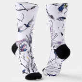 De weggevlogen 2  sokken (Gebogen)