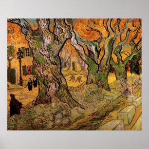 De Wegherstellers door Vincent van Gogh Poster