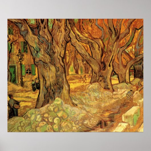 De Wegherstellers door Vincent van Gogh Poster (Voorkant)