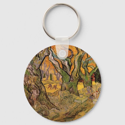 De Wegherstellers door Vincent van Gogh Sleutelhanger (Voorkant)