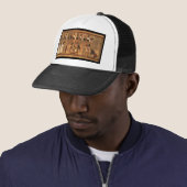 De weging van de hartslagrat trucker pet (In situ)