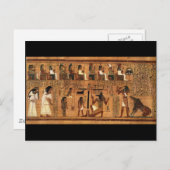 De weging van het hart briefkaart (Voorkant / Achterkant)