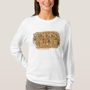 De weging van het hart tegen de veerkracht van t-shirt