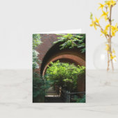 De wegspatie van de tuin notecard kaart (Gele Bloem)