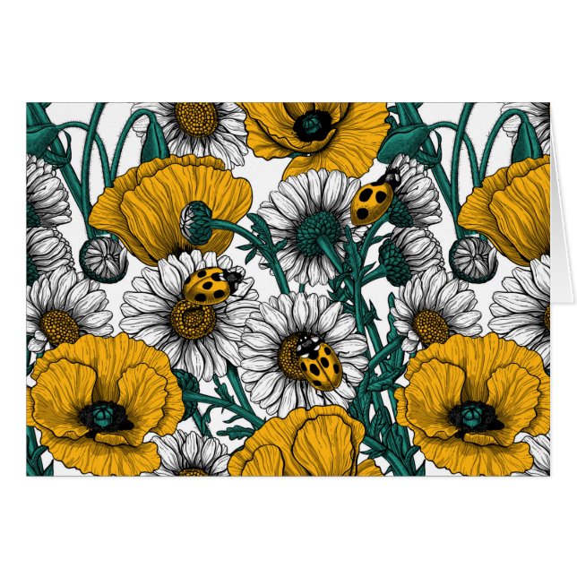 De weide in geel (Voorkant Horizontaal)