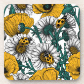 De weide in geel bier onderzetter (Voorkant)