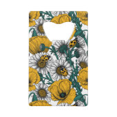 De weide in geel creditkaart flessenopener (Achterkant)