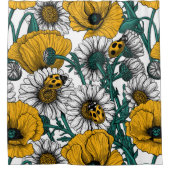 De weide in geel douchegordijn (Voorkant)