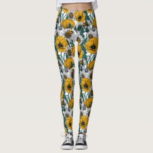 De weide in geel leggings