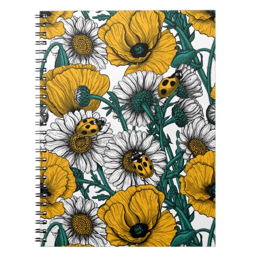 De weide in geel notitieboek (Voorkant)