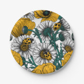 De weide in geel papieren bordje (Voorkant)