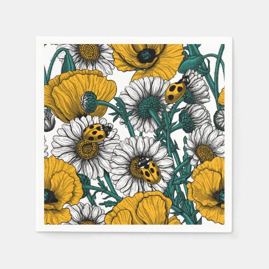 De weide in geel servet (Voorkant)