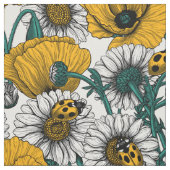 De weide in geel stof (Swatch)