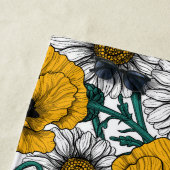 De weide in geel strandlaken (In situ)